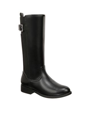 Girls black tall boots best sale