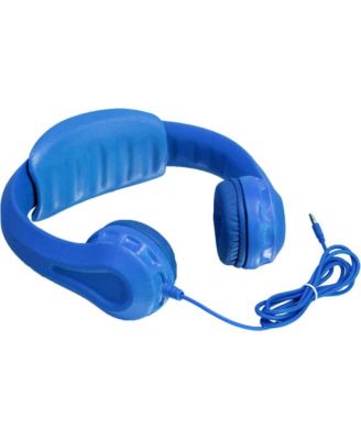 Volume-Limiting Wired Foam Headphones - Blue