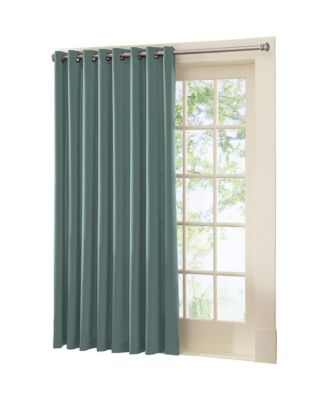 Sun Zero Gramercy Room Darkening Grommet Sliding Patio Door Curtain Panel