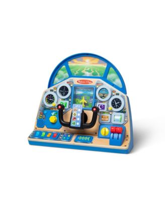 Jet Pilot Interactive Dashboard Wooden Toy for Boys and Girls