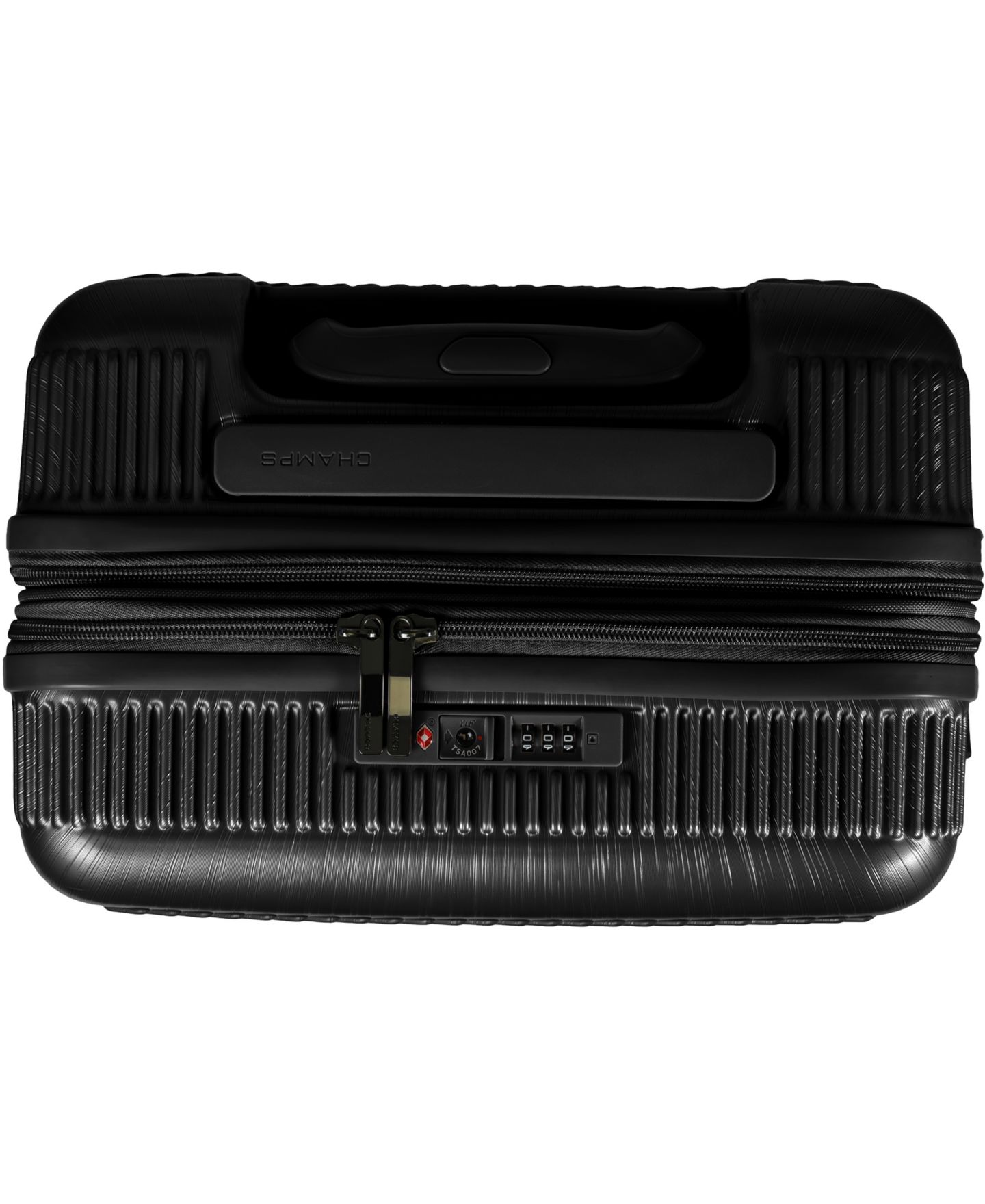 Чемоданы CHAMPS 3-Piece Iconic II Hardside Luggage Set, цвет: Чёрный — фото 4