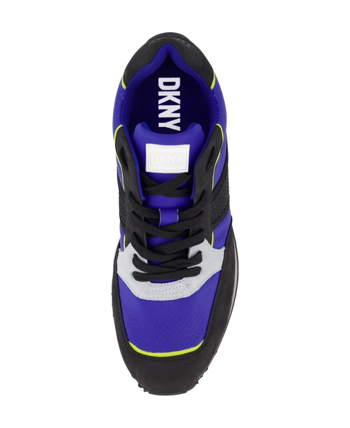 Dkny Men's Mixed Media Lightweight Sole Runner Shoes