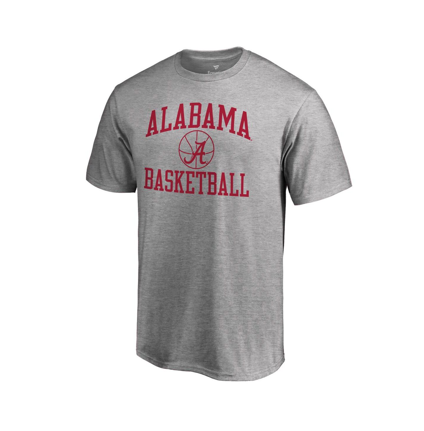 Мужская футболка Fanatics Heathered Gray Alabama Crimson Tide In Bounds — фото 1
