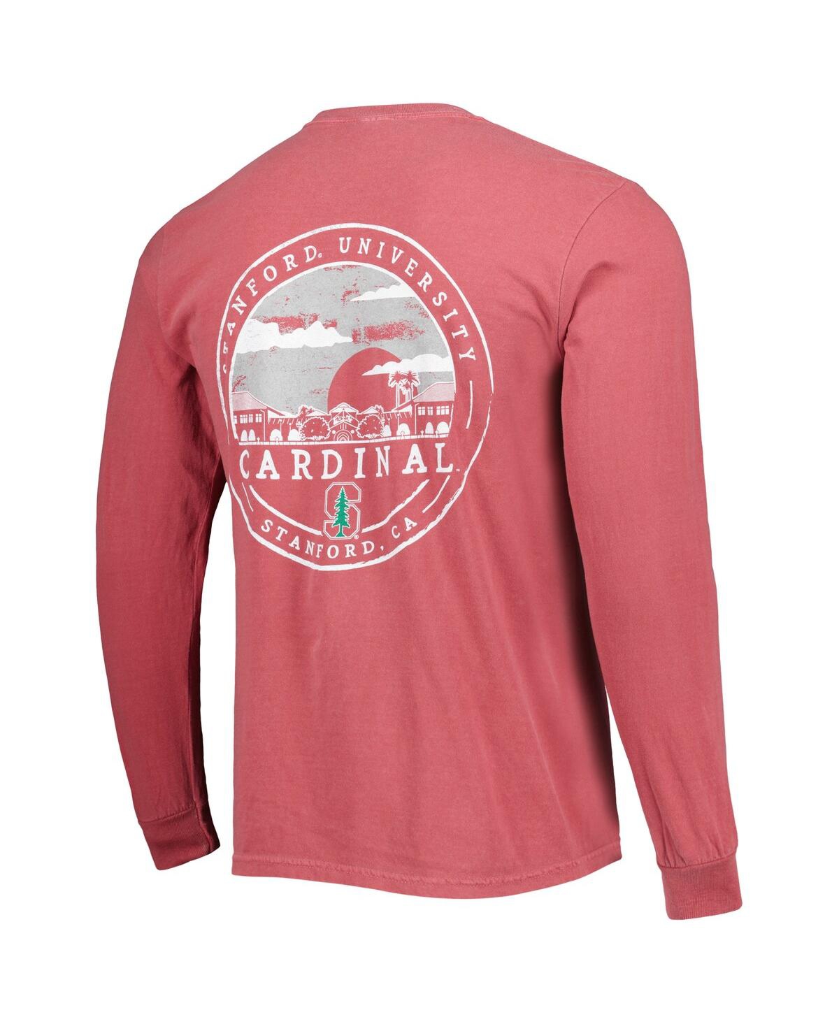 Men'sStanfordCircle Campus Scene Long Sleeve T-shirt - Cardinal
