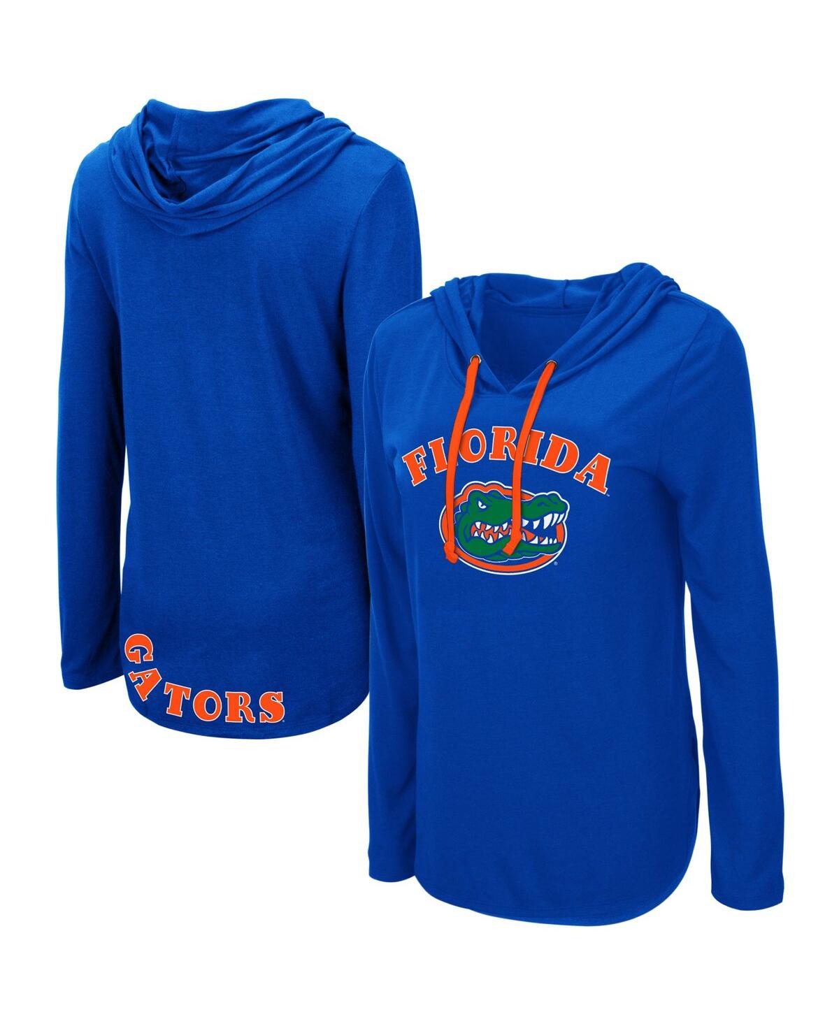 Colosseum Women's Royal Florida Gators My Lover Long Sleeve Hoodie T-shirt In Royal
