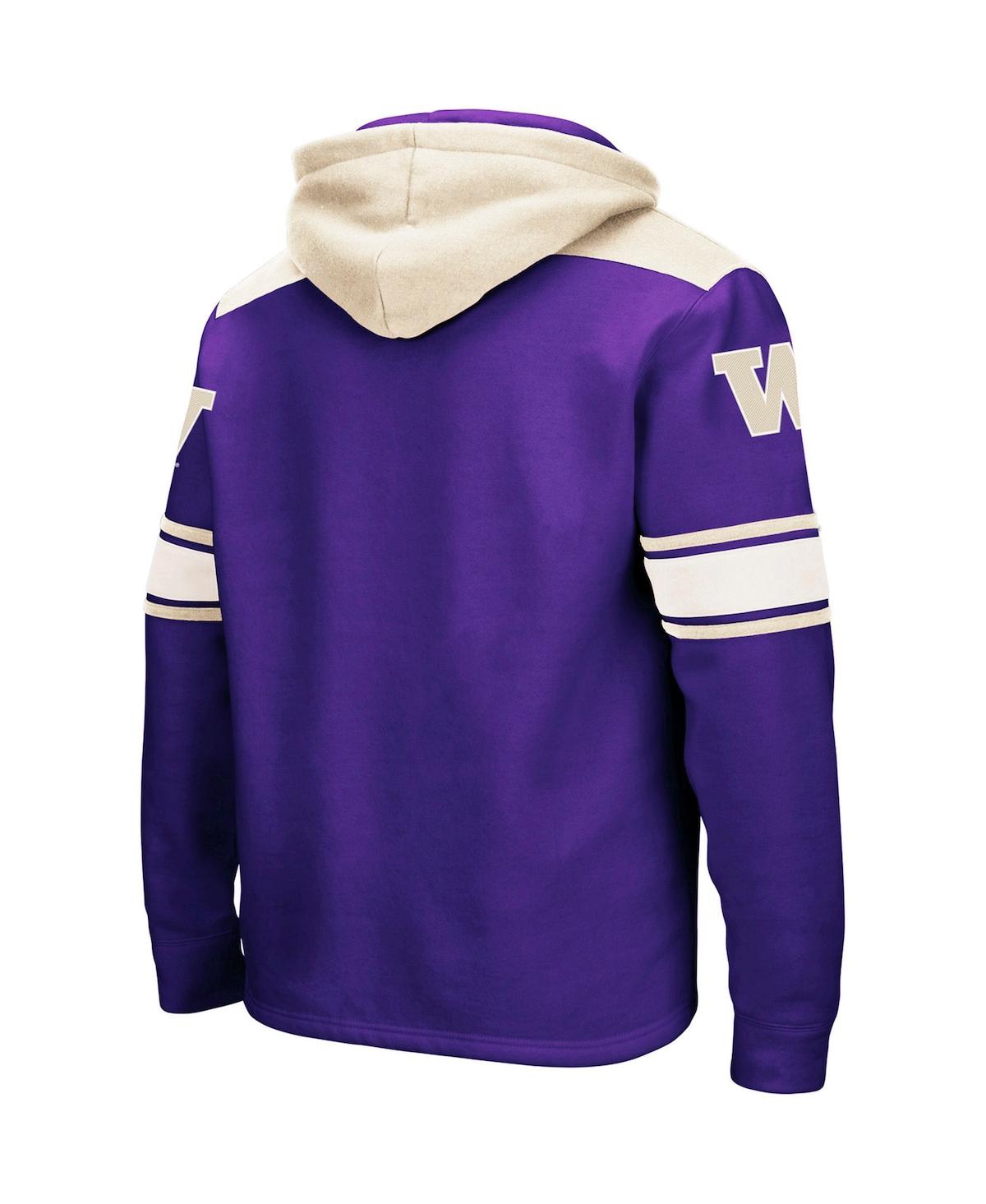 Colosseum Purple Washington Huskies 2.0 Lace-up Hoodie In Purple