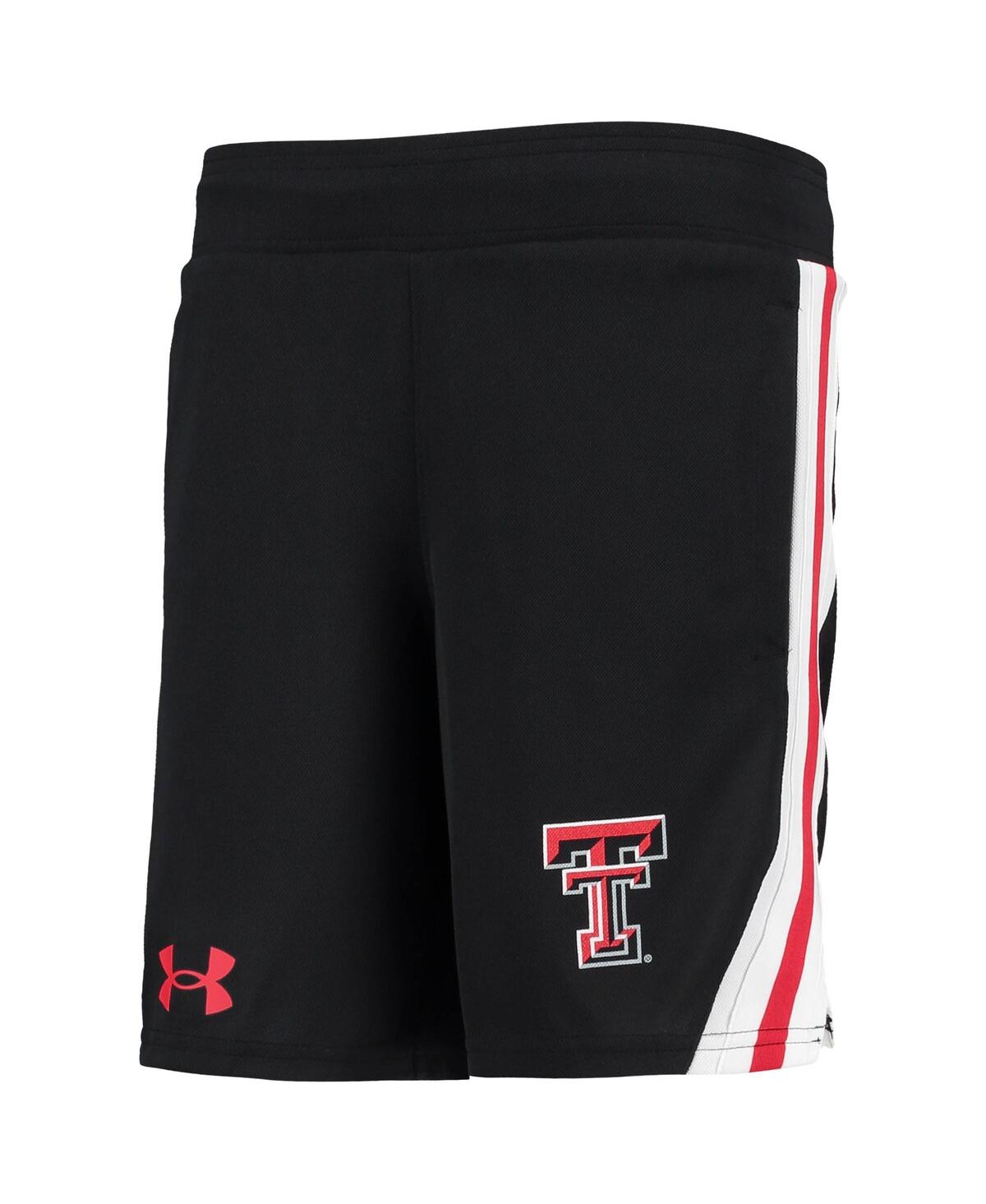 Shop Under Armour Big Boys  Black Texas Tech Red Raiders Game Day Mesh Shorts
