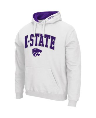 Men's Kansas State Wildcats Arch & Logo 3.0 Pullover Hoodie