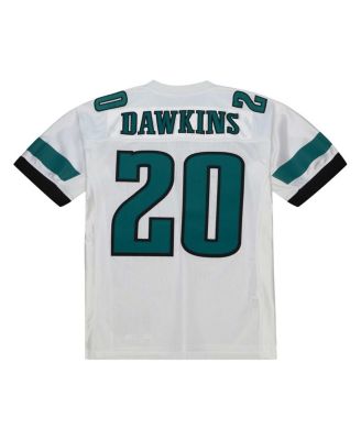 Men's Brian Dawkins White Philadelphia Eagles 1996 Authentic Jersey