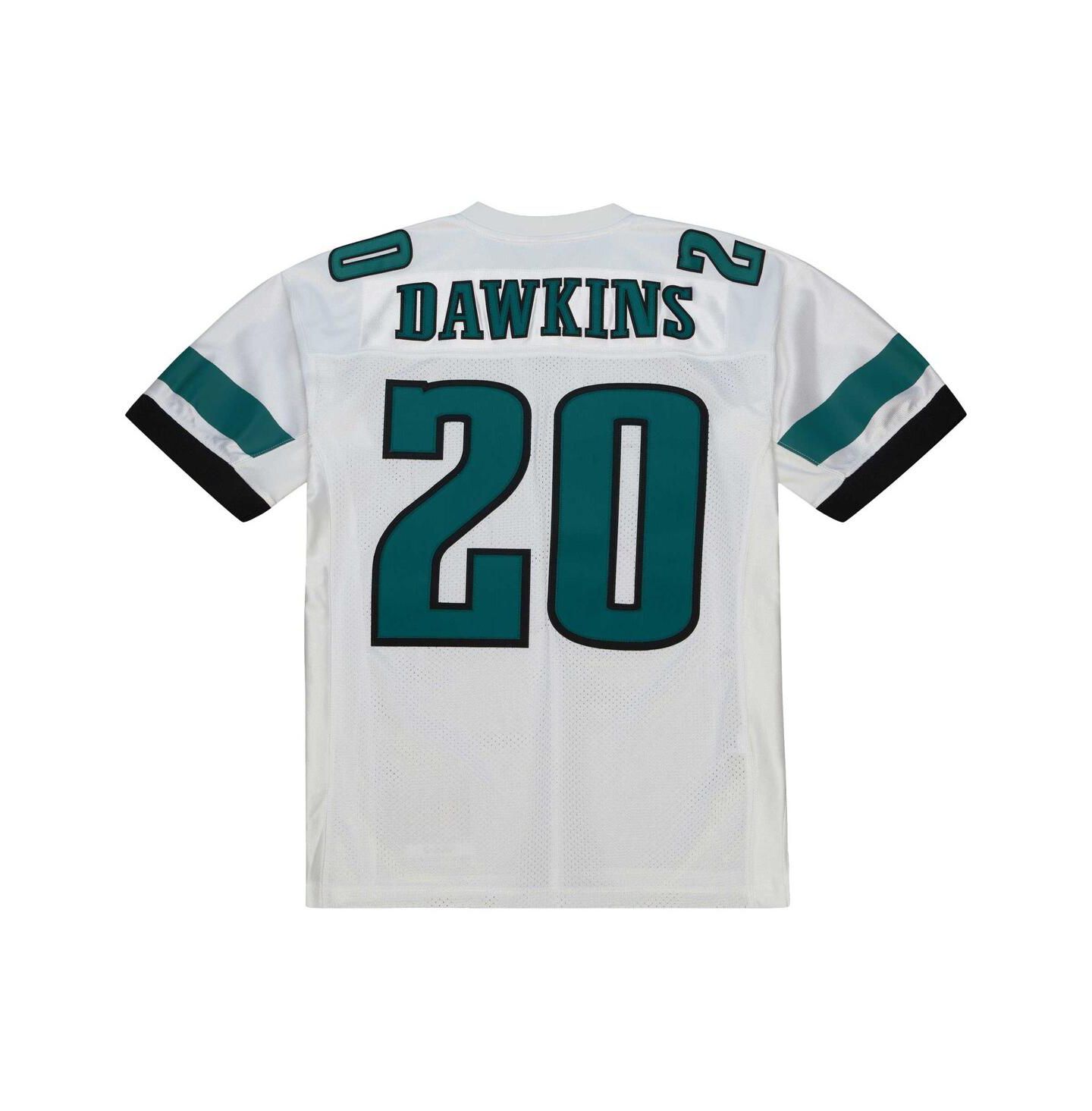 Мужской топ Mitchell & Ness Brian Dawkins White Philadelphia Eagles 1996 Authentic Jersey — фото 2