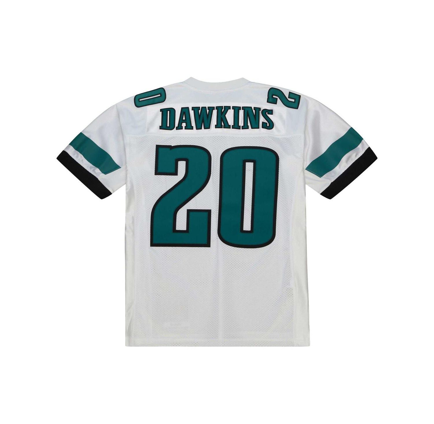 Men's Brian Dawkins White Philadelphia Eagles 1996 Authentic Jersey
