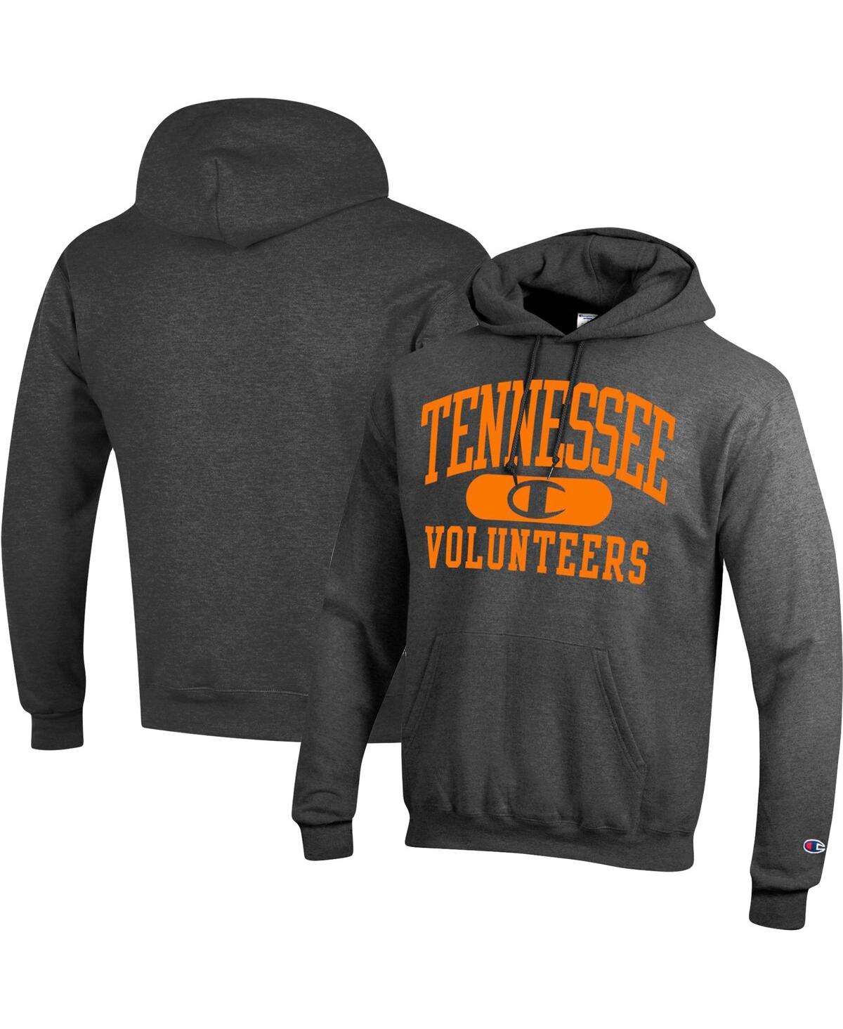 Champion Men's  Heather Gray Tennessee Volunteers Arch Pill Pullover Hoodie