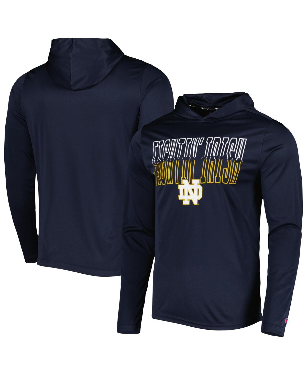 Champion Men's  Navy Notre Dame Fighting Irish Impact Pullover Hoodie