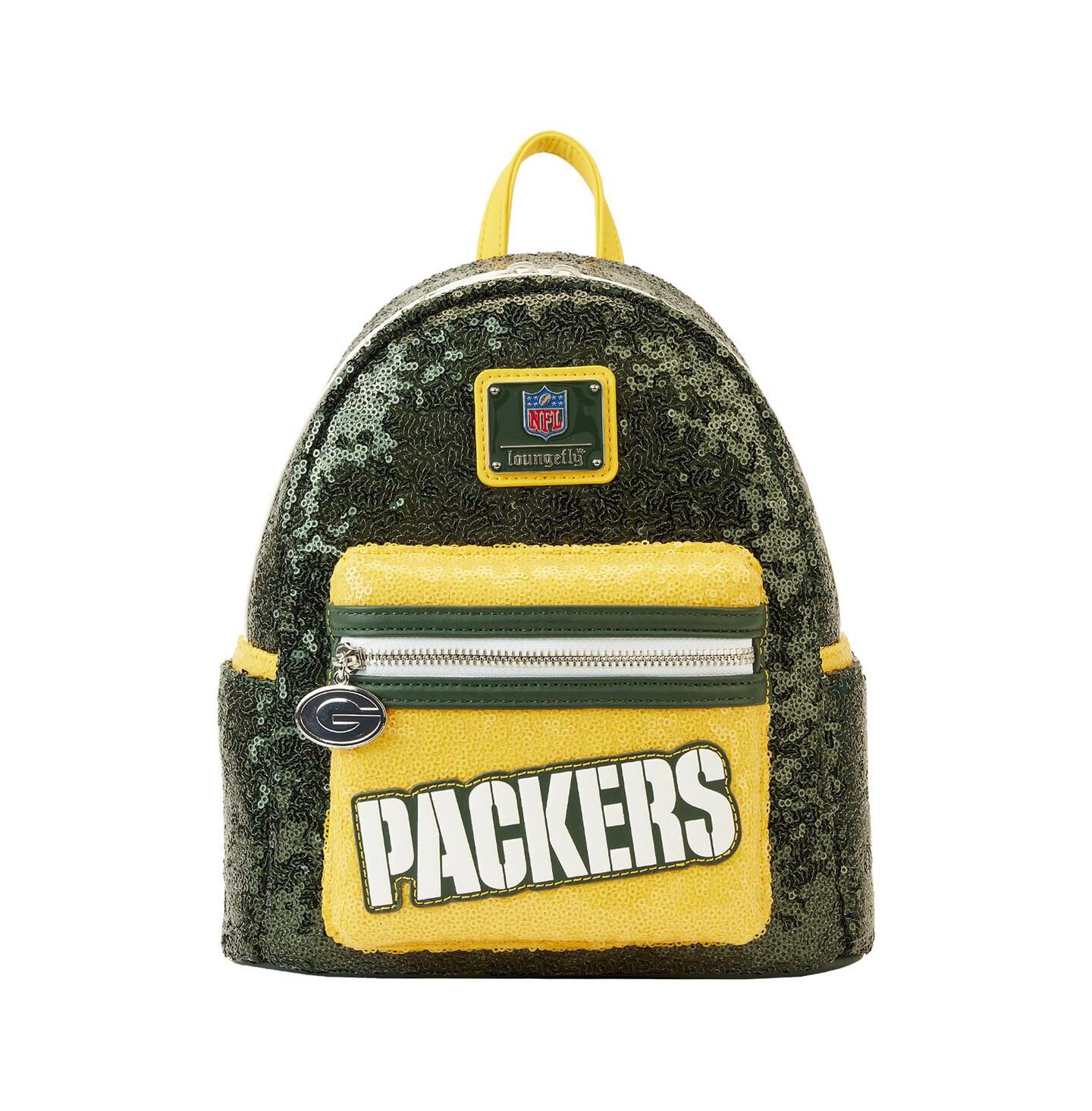 Рюкзак Loungefly and Green Bay Packers Sequin Mini — фото 1
