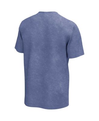 Men's Blue Distressed Guinness Washed Graphic T-shirt