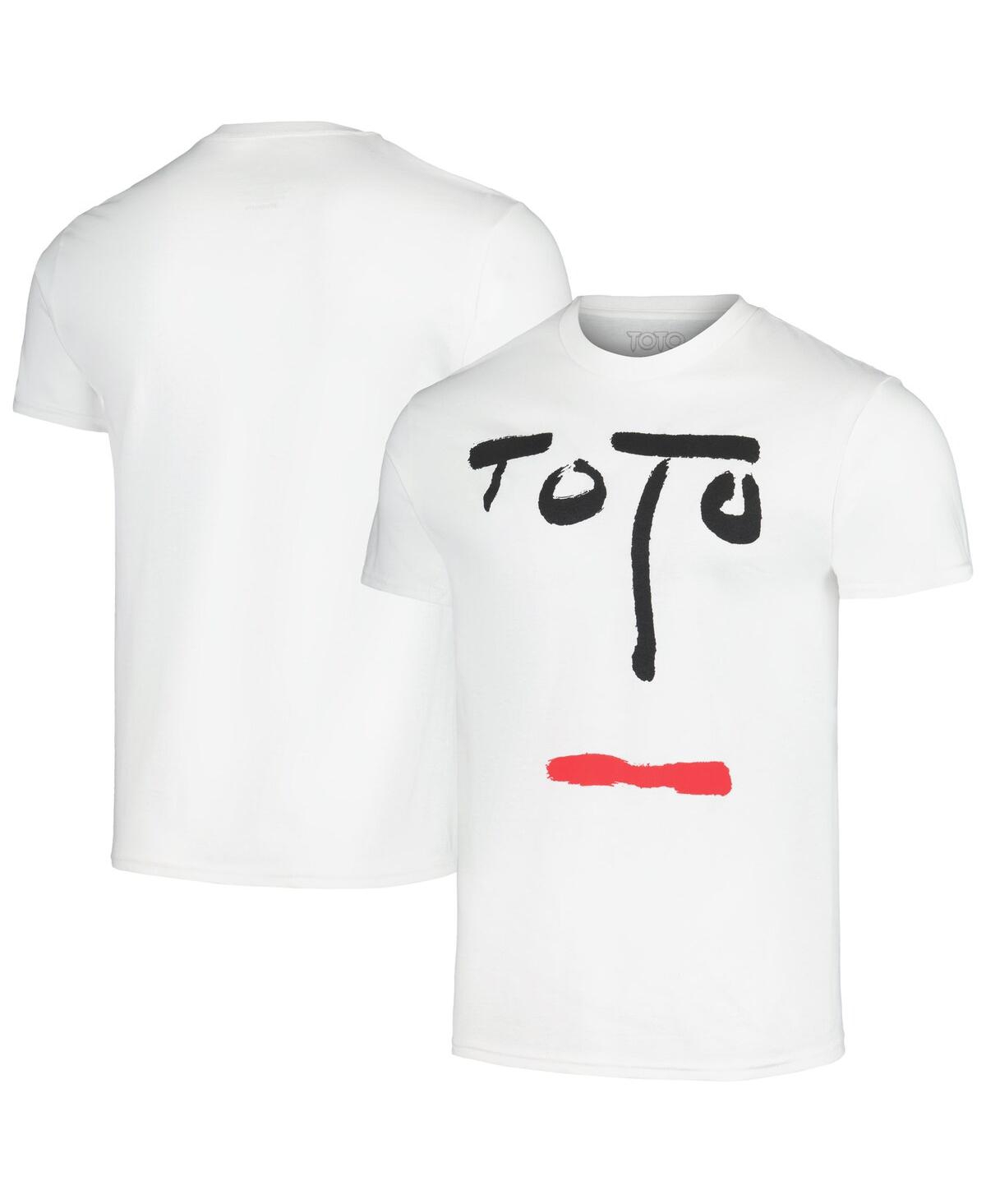 Manhead Merch Men's  White Toto Turn Back Graphic T-shirt