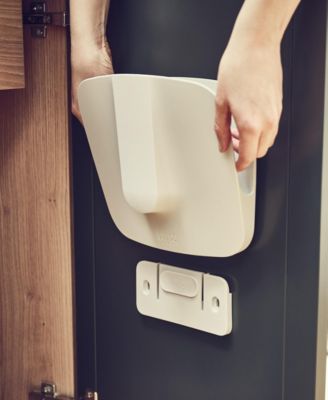 Cleanstore Wall-Mounted Dustpan Brush with Dust-Shield Storage