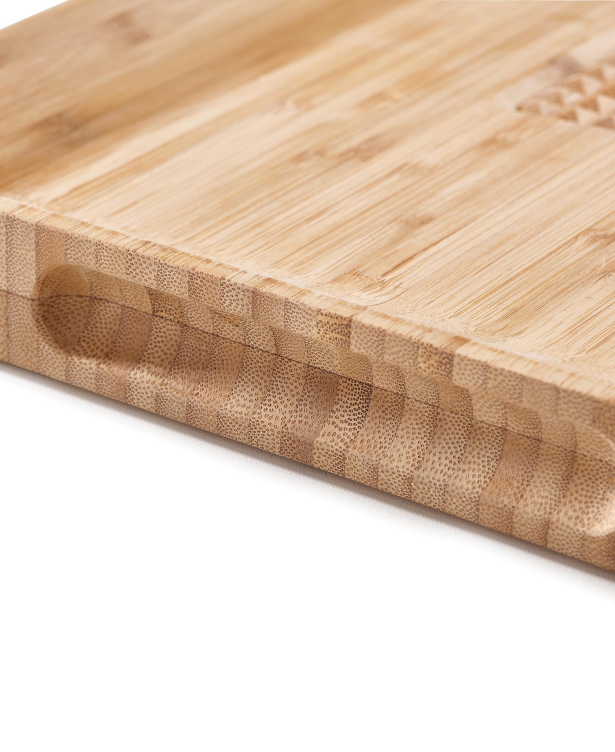Joseph Joseph Cut&carve Bamboo Chopping Board 40cm In Grey
