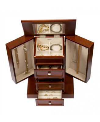 Thea Wooden Jewelry Box in Finish