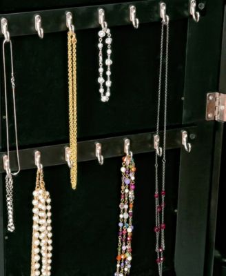 Victoria Mirrored Jewelry Armoire in Finish