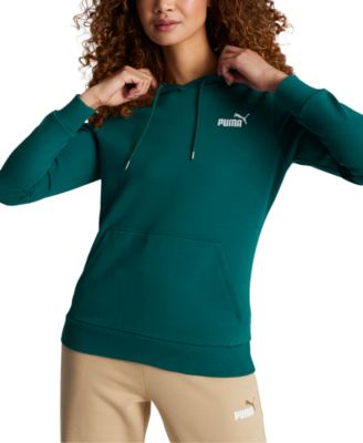 Puma Women's Essentials Embroidered Hooded Fleece Sweatshirt - Macy's