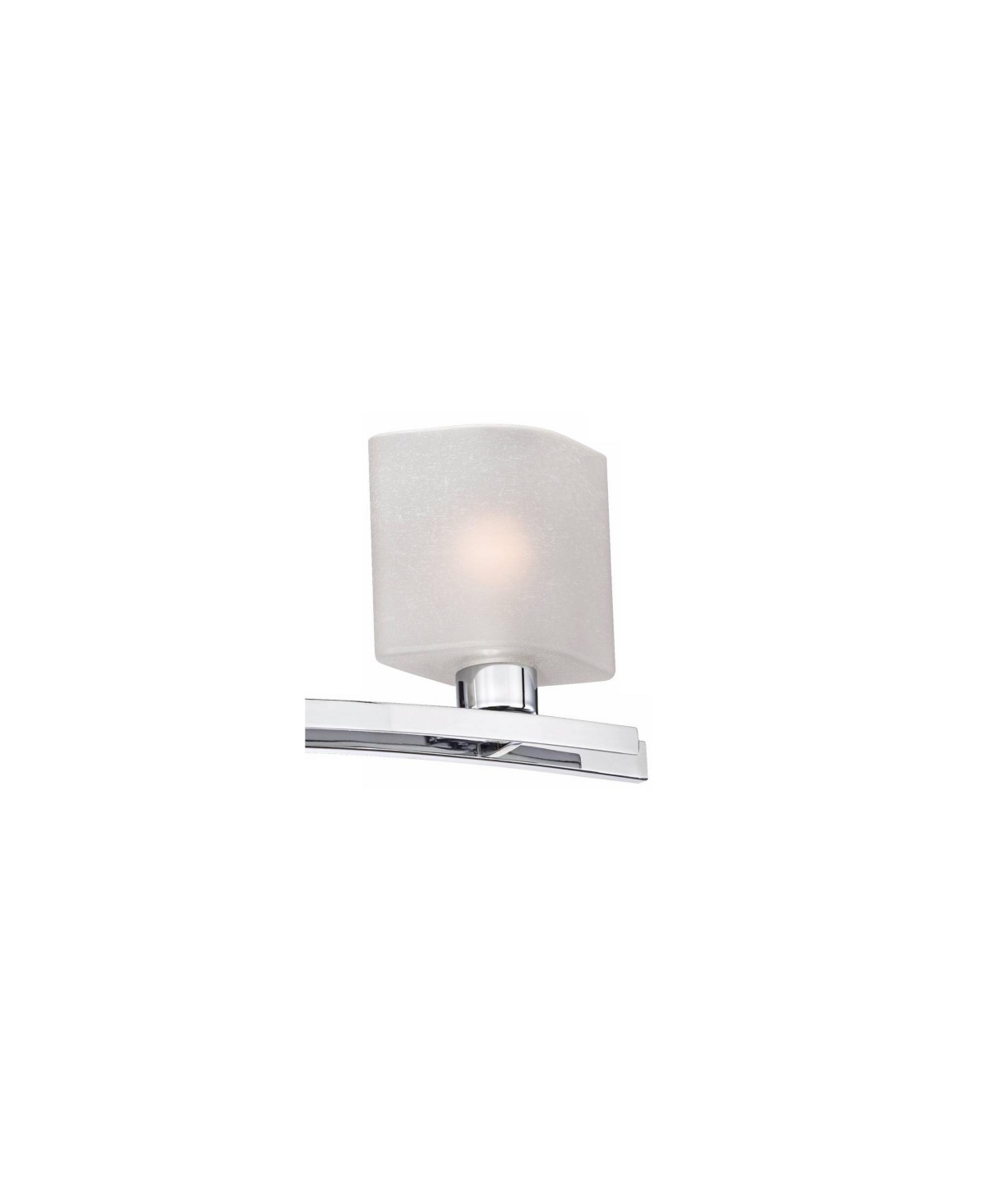 Possini Euro Design Linen Glass Modern Wall Light ChromeMetal Hardwired Wide 3-Light Fixture Straight Bar White Shade for Bathroom Vanit