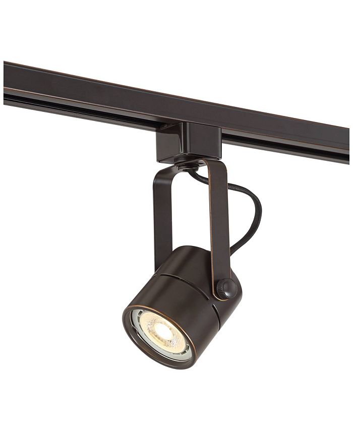 Pro Track Layna 3-Head LED Ceiling Or Wall Track Light Fixture Kit Linear Bullet Spot Light Black Metal Modern Kitchen 44 Wide