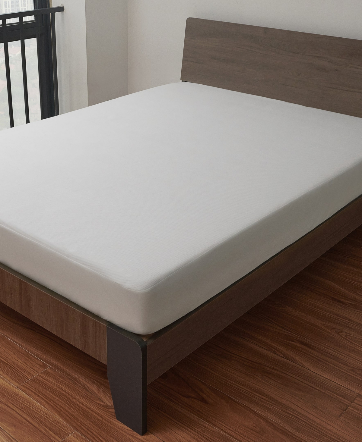 Shop Coop Sleep Goods The Ultra Luxe Water-resistant Mattress Protector, Full In White