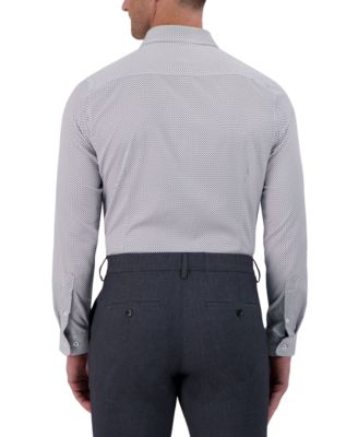 C-LAB NYC Мужская приталенная рубашка с гео-принтом C-LAB NYC