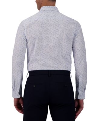 C-LAB NYC Мужская приталенная рубашка с цветочным принтом C-LAB NYC