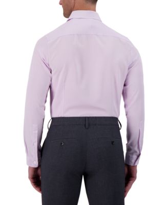 C-LAB NYC C-LAB NYC Мужская приталенная рубашка с принтом 