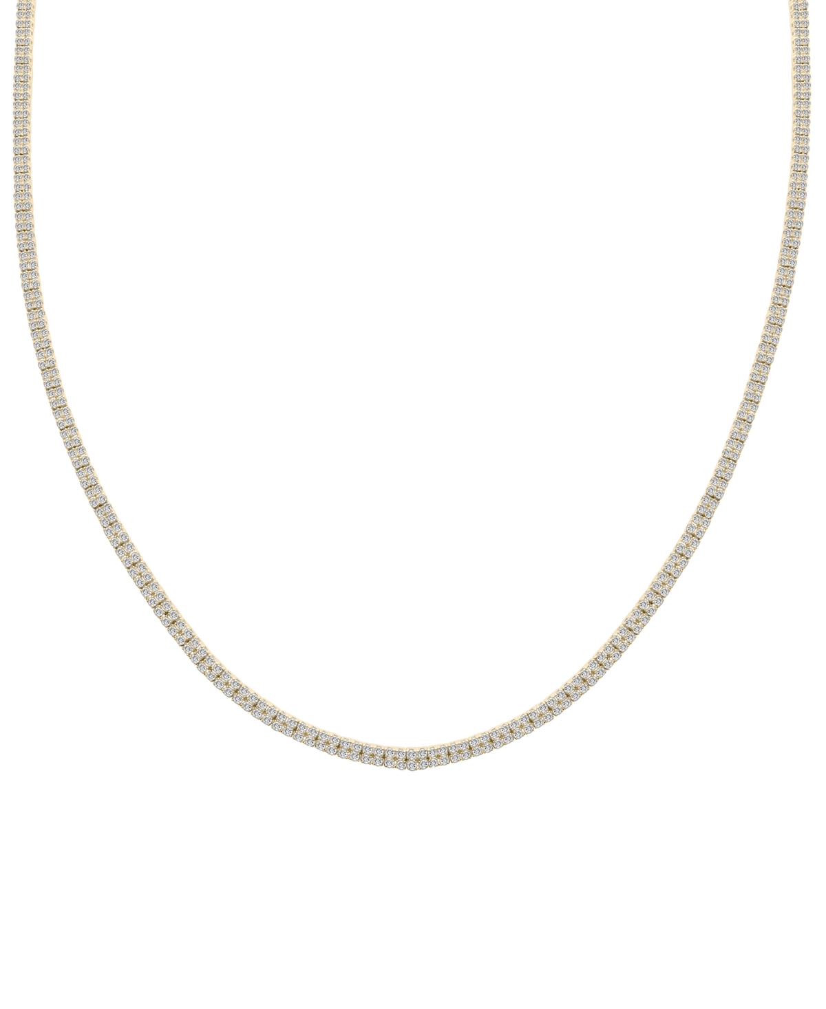 Diamond 16" Collar Necklace (2 ct. t.w.) in 14k Gold, Created for Macy's - Yellow Gold