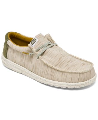 Hey Dude Men s Wally Jersey Casual Moccasin Sneakers from Finish Line Macy s