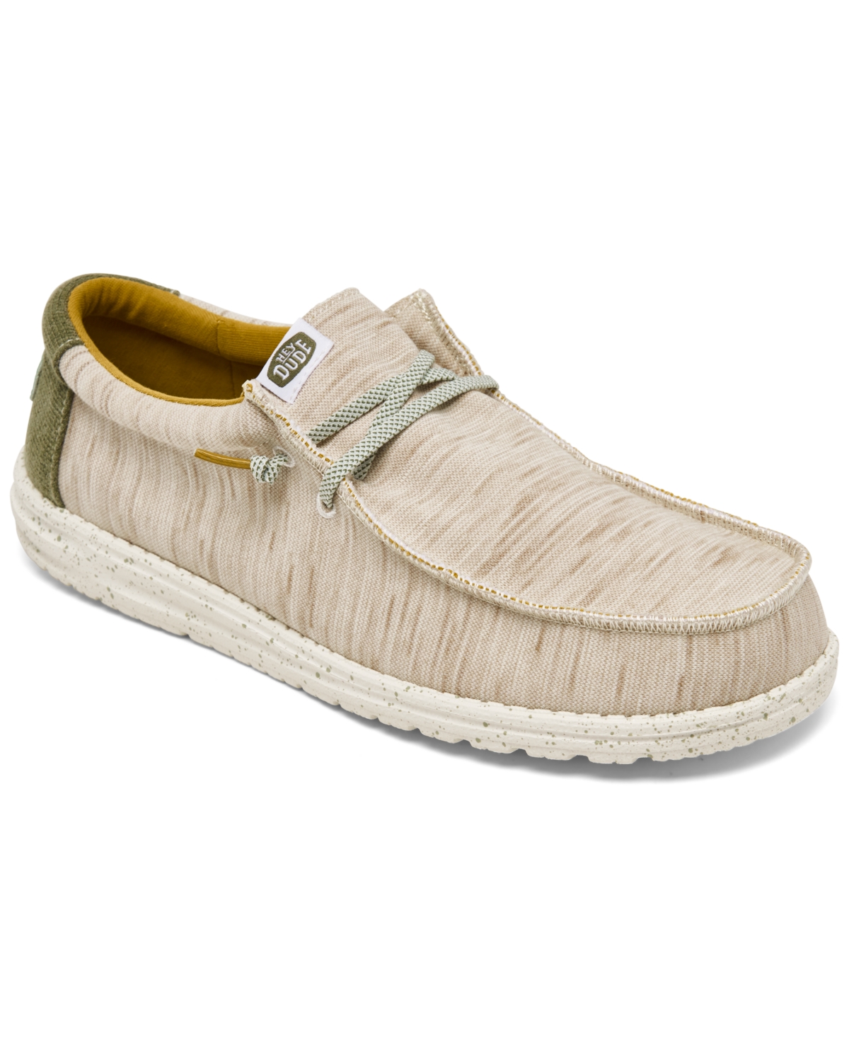 Men's Wally Jersey Casual Moccasin Sneakers from Finish Line - Taupe