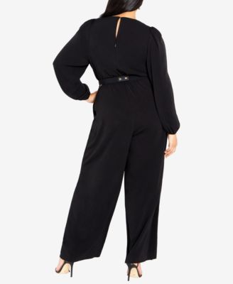 Plus Size Avah Wide Leg Jumpsuit