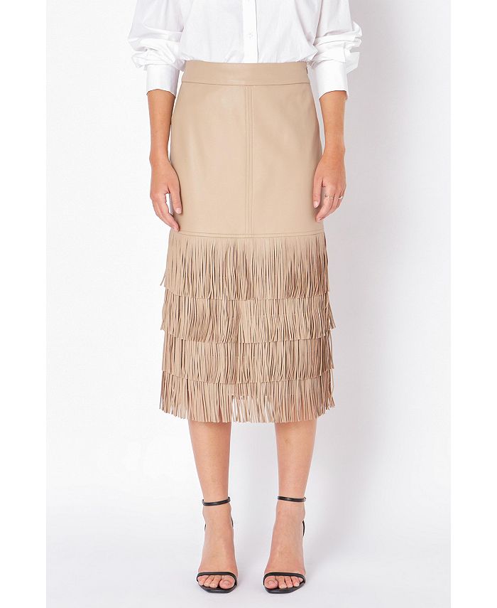 Fringe skirt hot sale macy's