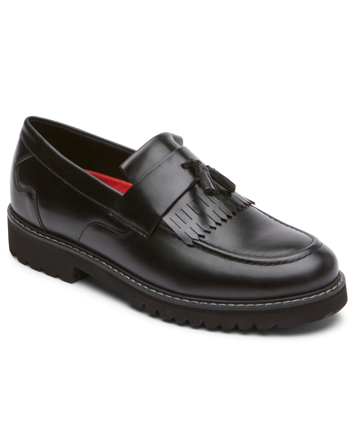 Rockport Men's Maverick Tassel Loafer Shoes In Black