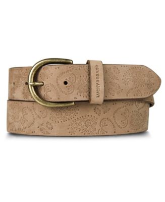 New Lucky Brand woman size small leather embossed Lucky Brand Women main image 2