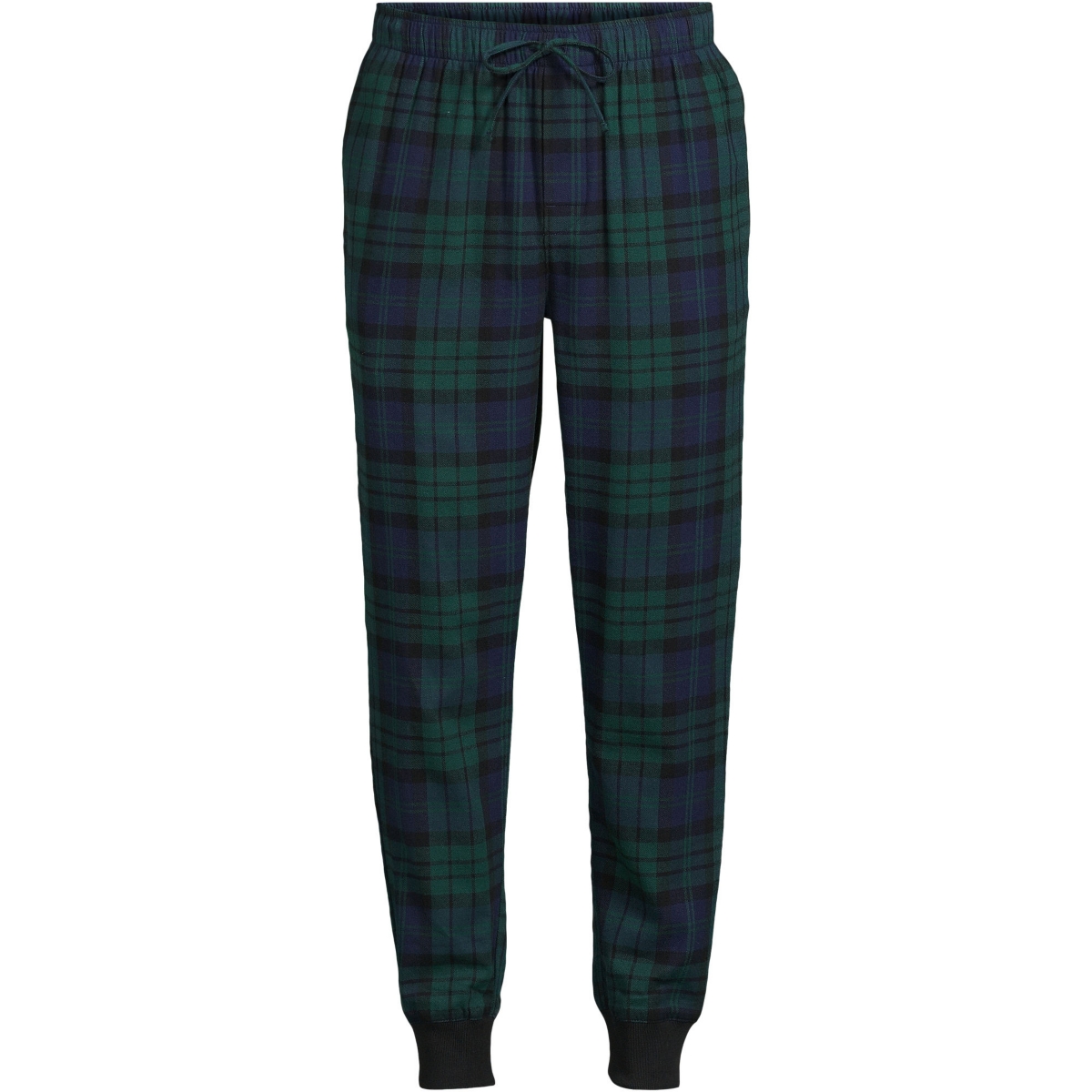 Lands' End Big & Tall Flannel Jogger Pajama Pants