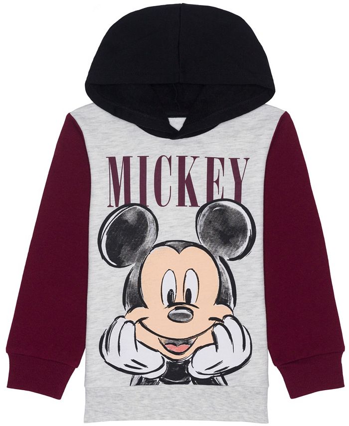 Hybrid Little Boys Mickey Mouse Fleece Pullover Hoodie Macy s