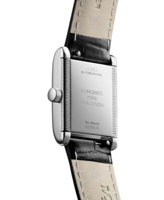 Women's Swiss Mini DolceVita Black Strap Watch 22x29mm