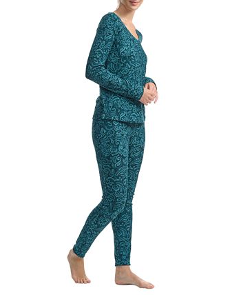 Splendid Women's Ellie Cable Knit 2 Piece Pajama Set - Macy's