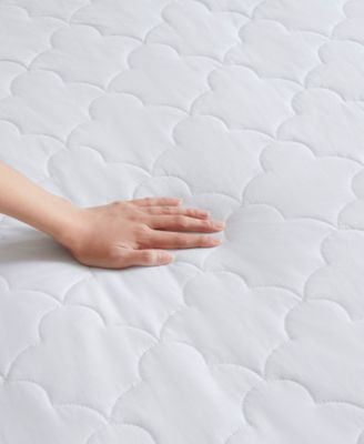 All Natural Cotton Percale Quilted Mattress Pad, Twin XL