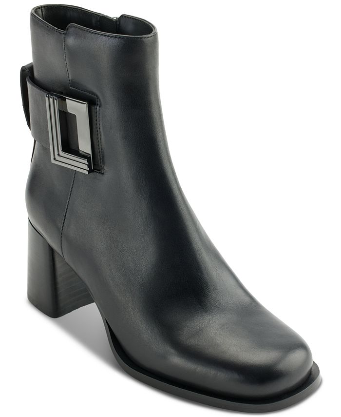 KARL LAGERFELD PARIS Women's Brayden Lug Sole Studded Boots - Macy's