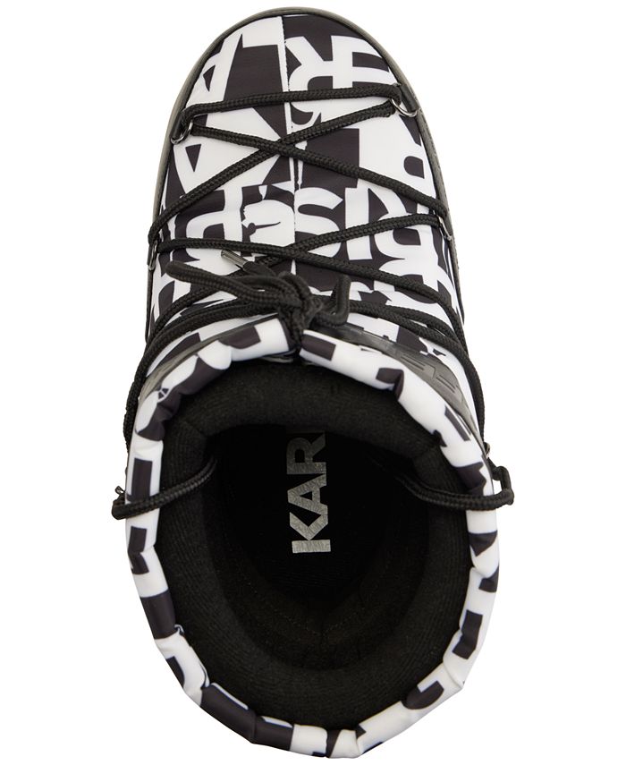 KARL LAGERFELD PARIS Women's Piers LaceUp ColdWeather Booties Macy's