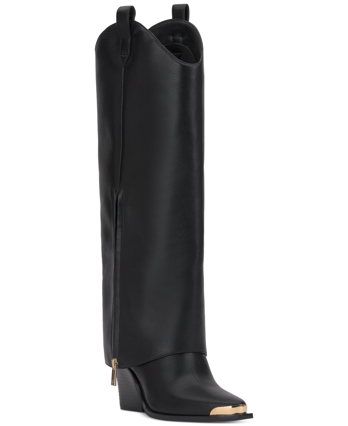 Astoli Over-the-Knee Cowboy Boots - Black