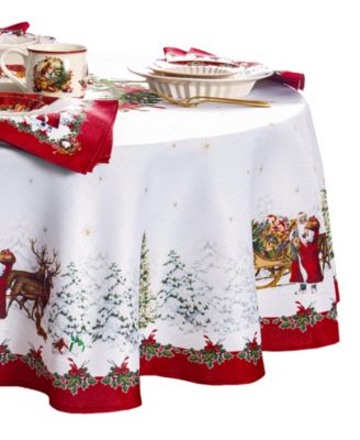 Toy's Fantasy Engineered Tablecloth, 70" Round
