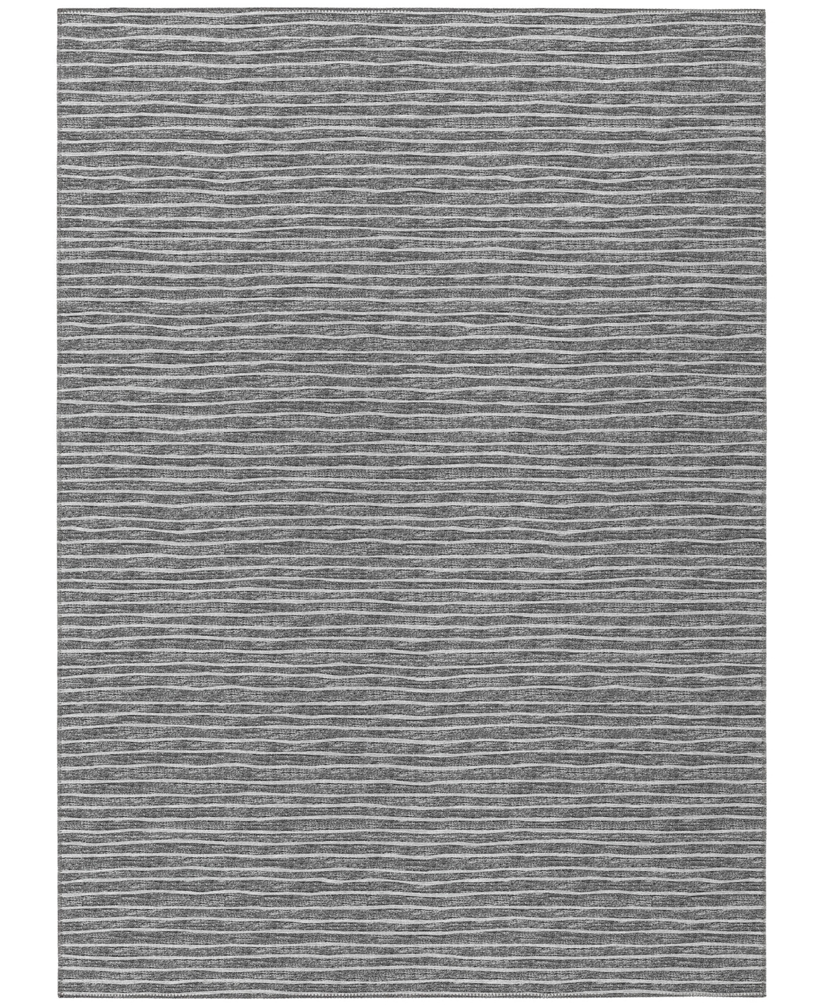 D Style Gatton Washable GTN1 9' x 12' Area Rug - Gray