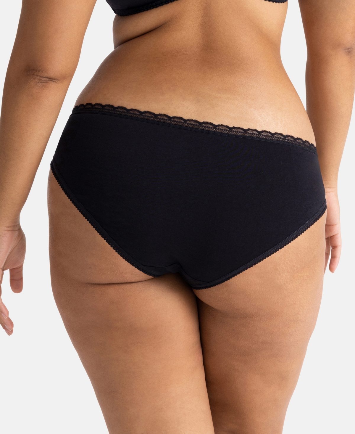 Dorina Women's Naomi 5 Pack Soft Cotton Brief Panties - Beige, Ivory, Beige, Black