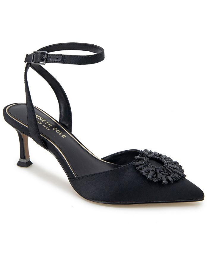 Macy's black pump heels shop